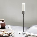 Danish Design Candle stand Anit L silver.