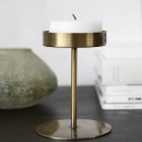  Danish design tea light holder, Anit brass
