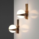 A pair of contemporary Italian wall lamps Hpb