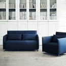 Cord sofa bed and Armchair single bed