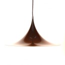 Semi pendant light chocolate brown color