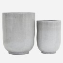 Set of 2 Planters in grey color