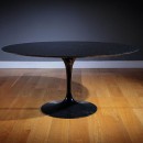 Saarinen Tulip round table with black Marquina 137cm