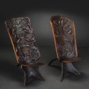 African palaver chairs