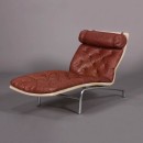 Arne Vodder vintage chaise longue 