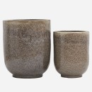 Set of 2 Planters in Nougat color