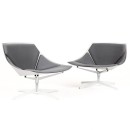 A pair of Fritz Hansen Space Lounge Chairs JL10