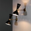 A pair of Italian wall lamps BB